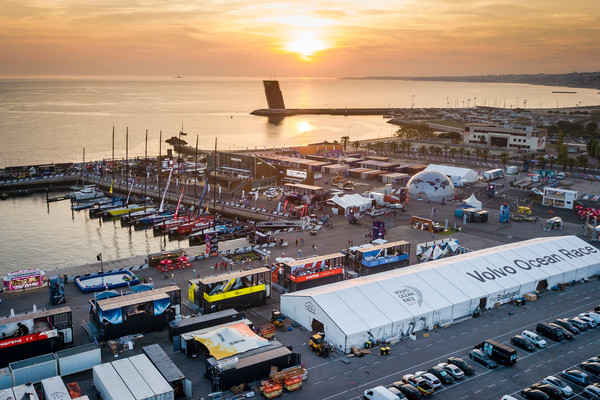 Leg 02, Lisbon Stopover, Race village opening,  Photo by Jesus Renedo/Volvo Ocean Race. 31 October, 2017.