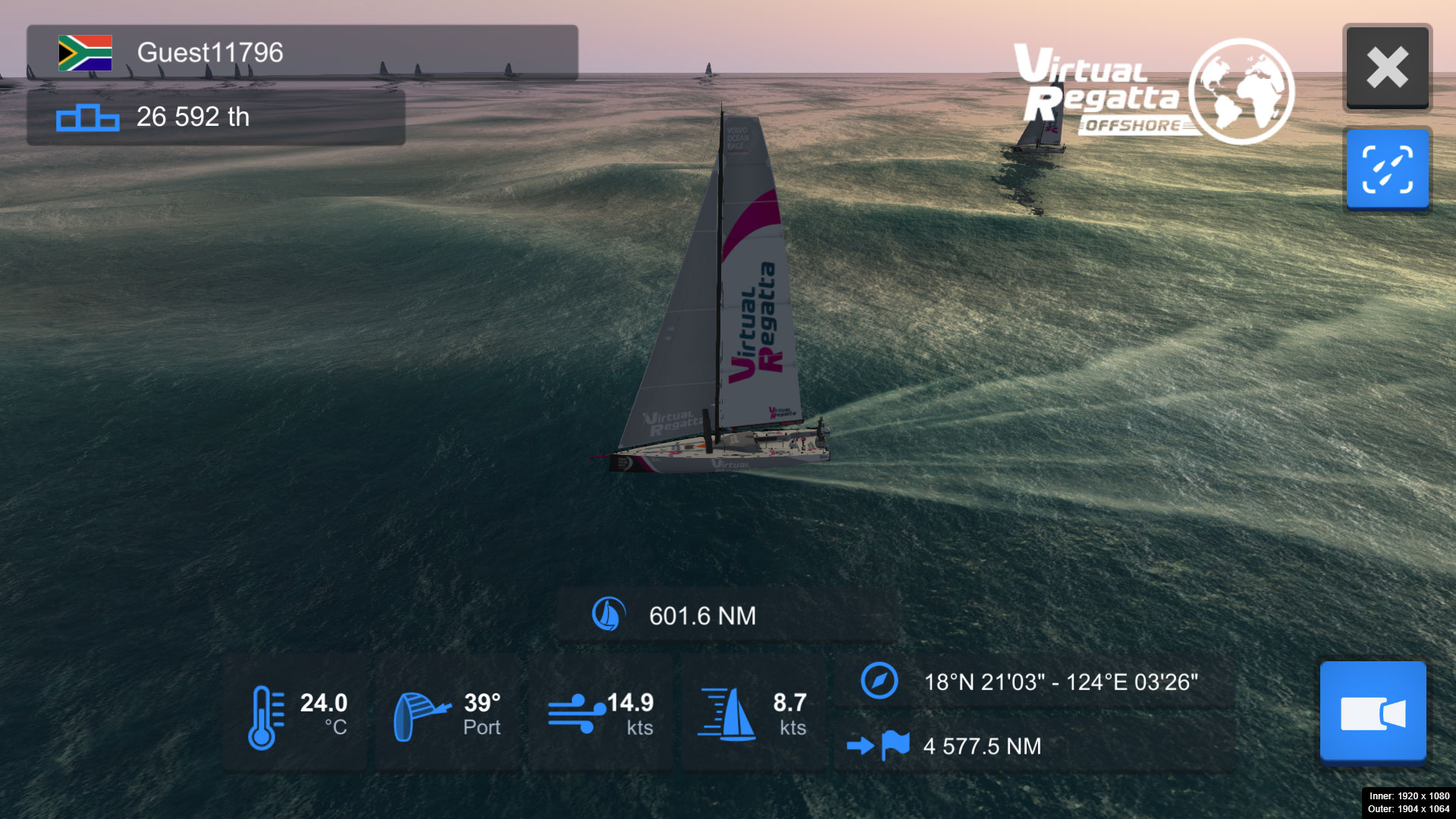 Volvo Ocean Race Virtual Regatta