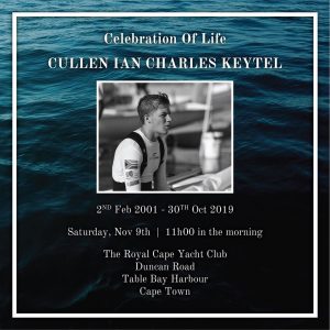 Remembering Cullen Keytel Sailing