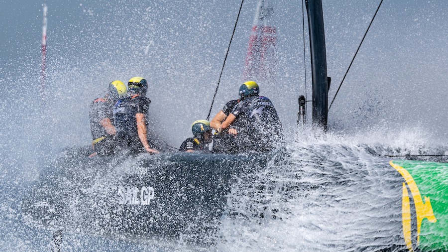 SailGP gusty conditions