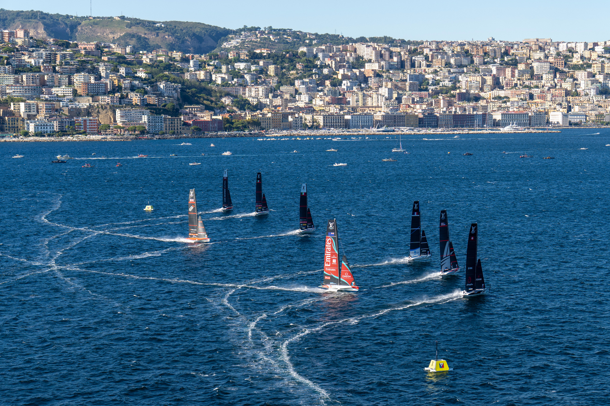 Naples Preliminary Regatta in the 38th America's Cup