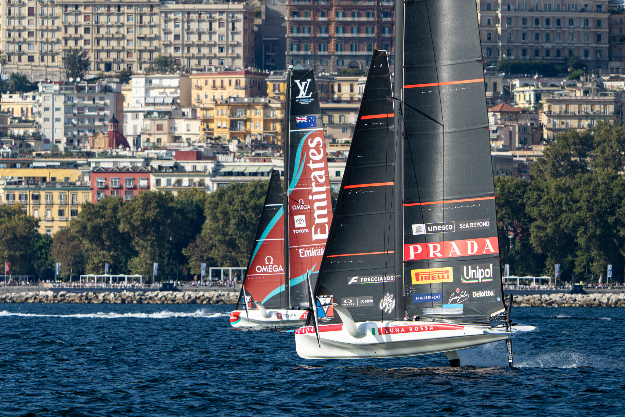Naples Preliminary Regatta in the 38th America's Cup